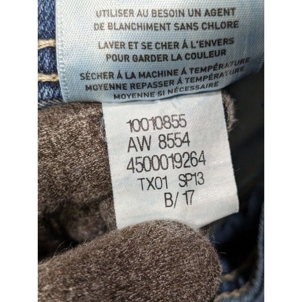 Ariat Jeans Womens 28 Turquoise Whipstitch Boot Flap Pockets Western Blue - Picture 5 of 16